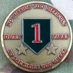 1st Infantry Division, Big Red One, Commanding General