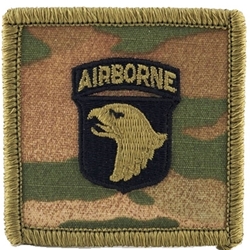 1 New Airborne Beret Flashes  and  Background Trimmings (Ovals)