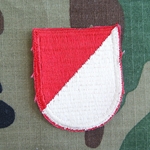 Beret Flash, 1st Squadron (Airborne) 17th Cavalry Regiment Type 2, Cut Edge