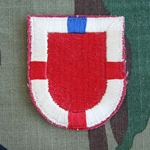 Beret Flash, 20th Engineer Brigade, Old Type, Cut Edge