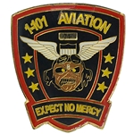 1st Battalion, 101st Aviation Regiment "Expect No Mercy", # 71, 1 15/16" X 2 3/16"