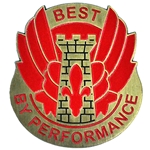 526th Brigade Support Battalion, "Strike Support", Commander / CSM, 2 15/16" X 2 1/8"