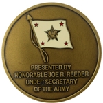 Under Secretary of the Army, Joe R. Reeder, Type 1