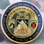 1st Battalion, 87th Infantry Regiment, 10th Mountain Division (LI), Type 2