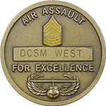 101st Airborne Division (Air Assault), Division Command Sergeant Major, DCSM West, Type 1