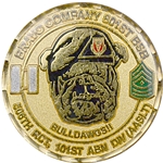 Bravo Company, 801st Brigade Support Battalion, "BullDawgs"(♠), Type 1