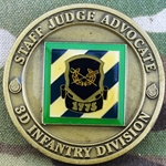 3rd Infantry Division, Rock of the Marne, Staff Judge Advocate, Type 1