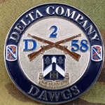 Delta Company 2nd Battalion 58th Infantry Regiment, Type 1