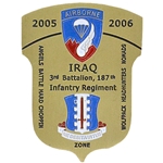 3rd Battalion, 187th Infantry Regiment "Iron Rakkasans", IRAQ 2005-2006, 1 7/16" X 1 15/16"