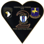 2nd Brigade Special Troops Battalion, 2nd BCT "One Strike One Team" (♥), 2 13/16" X 2 13/16"