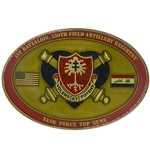 TF Top Guns, 1st Battalion, 320th Field Artillery Regiment "Top Guns" (♥), 3 3/16" X 2 3/16"