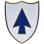 1st Battalion, 26th Infantry Battalion, "Blue Spaders" (♥), 1 15/16" X 2 7/16"