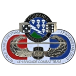 4th Brigade Combat Team "Currahee"(♠), 506th Infantry Regiment, 3 7/16" X 2 3/8"