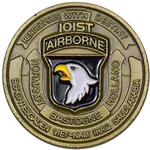 101st Airborne Division (Air Assault), Division Commander, Iraq Saudi Arabia, 1 1/2", Type 1