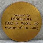 Secretary of the Army, 16th, Togo D. West Jr., Type 4