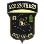 A Company, 526th Brigade Support Battalion, "Road Warriors"