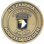 Charlie Company, 2nd Battalion, 44th Air Defense Artillery, Alexandria's Adopted Soldier