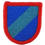 Beret Flash, STB, 3rd BCT, 82nd Airborne Division, Merrowed Edge