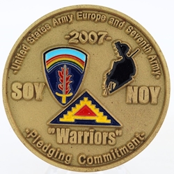 U.S. Army Europe and 7th Army, 2007 SOY- NOY. Type 1