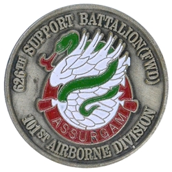 626th Support Battalion (FWD) "Assurgam", Silver, 1 1/2"
