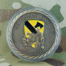 1st Cavalry Division, Memorial, Bronze, Type 1