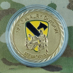 1st Cavalry Division, Memorial, Gold, Type 1