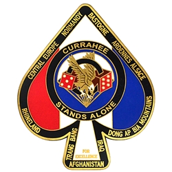4th Brigade Combat Team "Currahee"(♠), 506th Infantry Regiment, 2 7/16" X 2 15/16"