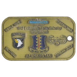 3rd Battalion, 187th Infantry Regiment "Iron Rakkasans", AFGHANISTAN, 1 1/4" X 2 1/8"