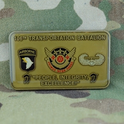 106th Transportation Battalion "First Among Equals", LTC / CSM, Type 10