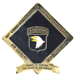 101st Combat Aviation Brigade "Wings of Destiny", 2 7/16" X 2 1/2"