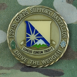 129th Corps Support Battalion "Drive the Wedge", Type 5