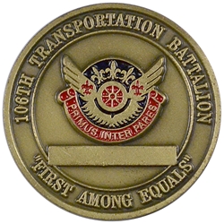 106th Transportation Battalion "First Among Equals", CSM, Type 1