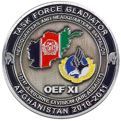 Task Force Gladiators, HHB, 101st Airborne Division "Gladiators", Type 1