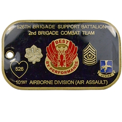 526th Brigade Support Battalion, "Strike Support", Commander / CSM, Type 4