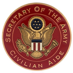 Civilian Aides to the Secretary of the Army, Award Of Excellence, Oklahoma, Type 1
