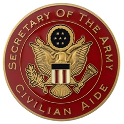 Civilian Aides to the Secretary of the Army, Award Of Excellence, Hubert Monroe Leonard, Type 1