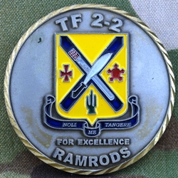 TF, 2nd Battalion, 2nd Infantry Regiment ("Ramrods"), 1st Infantry Division, Type 1