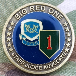1st Infantry Division, Big Red One, Staff Judge Advocate, Type 1