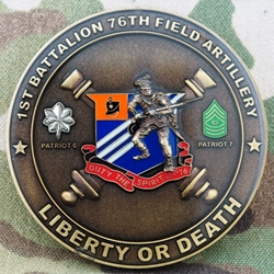 1st Battalion, 76th Field Artillery Regiment, "Patriots", Type 1