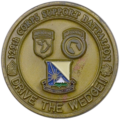 129th Corps Support Battalion "Drive the Wedge", Type 2