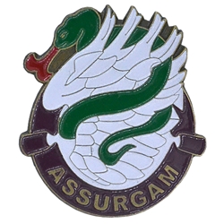 626th Brigade Support Battalion "Assurgam", 1 7/16" X 1 15/16"