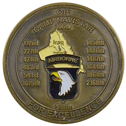 106th Transportation Battalion "First Among Equals", LTC / CSM, Type 6