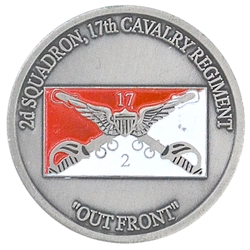 2nd Squadron, 17th Cavalry Regiment "Out Front", 1 9/16"