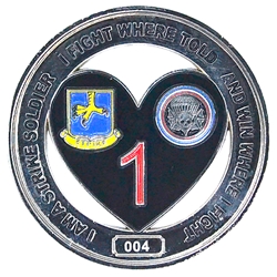 1st Battalion, 502nd Infantry Regiment "First Strike" (♥), 1 15/16"