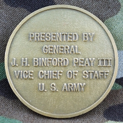 Vice Chief of Staff of the U.S. Army, General J.H. Binford Peay III, Type 1