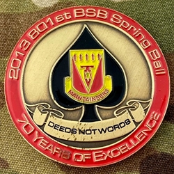 801st Brigade Support Battalion, "Maintaineers"(♠), 2013 Spring Ball, 1 15/16"
