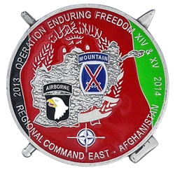Regional Command East, Afghanistan 2013-2014