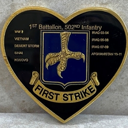 1st Battalion, 502nd Infantry Regiment "First Strike" (♥), 0606