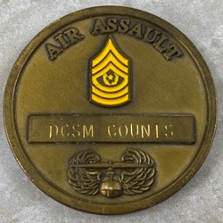 101st Airborne Division (Air Assault), Division Command Sergeant Major, DCSM Counts
