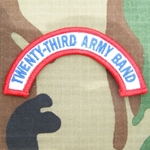 23rd Army Band Tab, A-1-1009